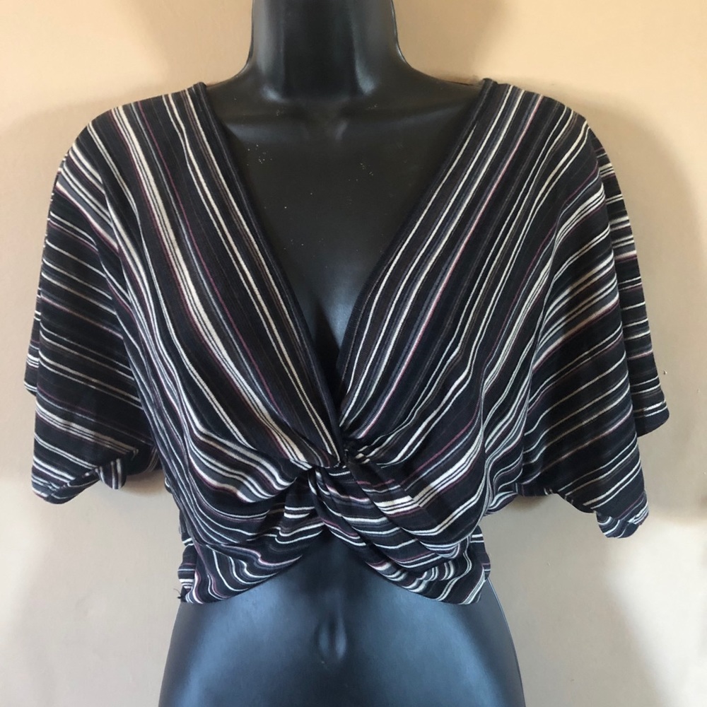 Striped Crop Top